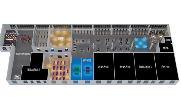 2000平方健身房配置方案-广西好博体育健身器材有限公司 2000平方健身房配置方案-广西好博体育健身器材有限公司